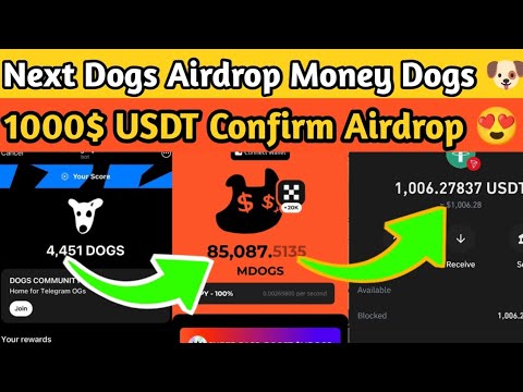 Money Dogs Airdrop: MDOGS Tokens Kaise Paayein? Dogs Airdrop Jaisa Naya Mauka!