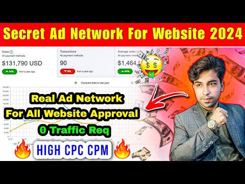 Best Ad Network for Your Website Secret 🔥 High CPC CPM Rates | Adx Ad Network Instant Approval 2024