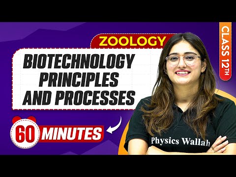 Biotechnology Principles And Processes in 60 Minutes | Class 12th Zoology | Mind Map Series