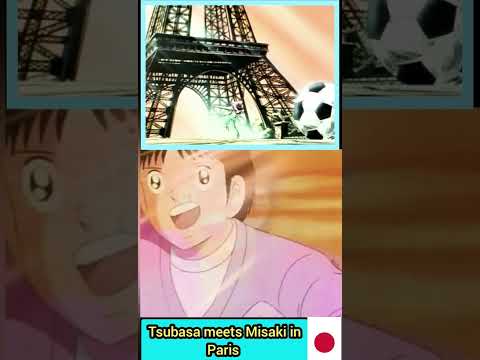 captain tsubasa - Tsubasa Meets Misaki in Paris