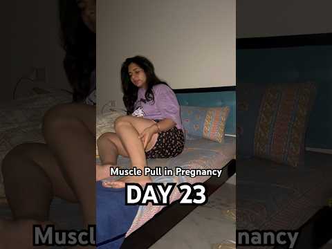 Muscle pull in Pregnancy #minivlog #pregnant