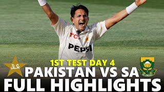 Pakistan vs South Africa Full Highlights 1st Test 2024 Day 4 | PAK VS SA