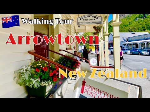 Arrowtown, New Zealand｜アロータウン(ニュージーランド)ノーカット街歩き🇳🇿summer walking tour｜ナレーションなし｜BGMのみ【海外街歩きシリーズ】