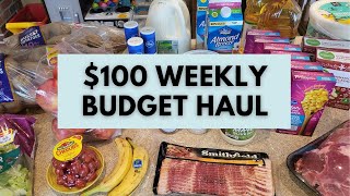 $100 Weekly Grocery Haul - Grocery Shopping on a Budget for a Family of 6