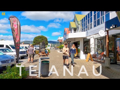 Te Anau Town Centre Walk Dec 2023 4K | Lake Te Anau South Island | New Zealand Walking Tour 4K