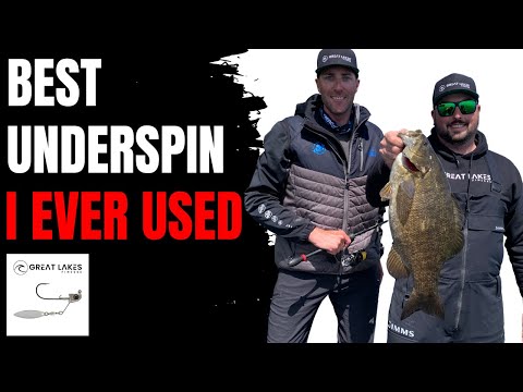 Pre Spawn Smallmouth using the Great Lakes Finesse Underspin