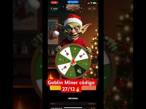 🚨Goblin Miner Código 27/12🔥#goblin #telegram #bitcoin #airdrop #shortsviral #crypto