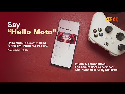 Hello Moto UI Custom Rom Easy Install Guide for Redmi Note 13 Pro 5G