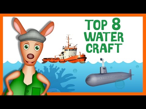 * TOP 8 BOATS & SUBMARINE * | Water Vehicle Playlist For Kids | Things That Go TV!