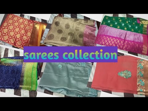 saree collection and jewelry collection ||