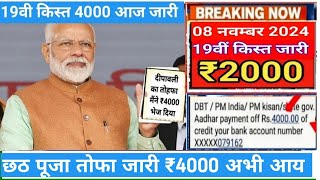 PM kisan 19 Installment Date fixed || पीएम किसान की 19वी किस्त डेट फिक्स्ड | ₹2000 -4000  हजार रूपए