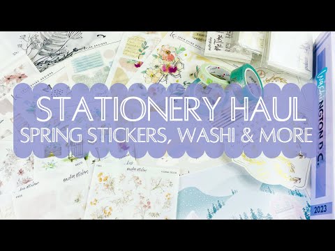 Spring & GO WILD Haul! | Stationery, Stickers, Washi, Pens & More! + New Erin Condren Goodies!