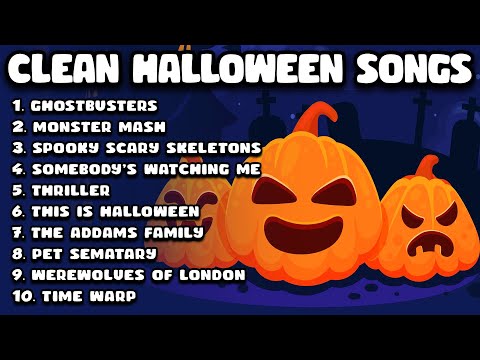 Clean Halloween Songs Playlist 🎃 Clean Halloween Music for School / Classroom