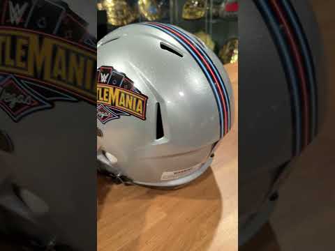 I Bought The WWE WrestleMania 41 Riddell Speed Replica Helmet! #shorts