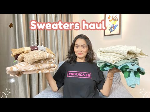 Sweaters haul♥️ November Giveaway Announcment 😊#giveaway #sweaters #meesho #winter