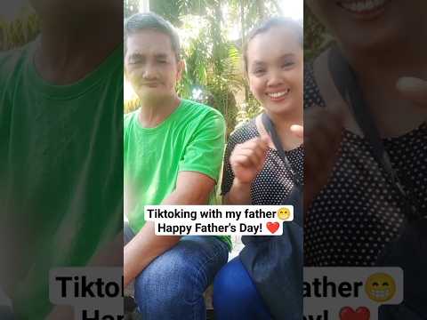 If We Ever Broke Up Tiktok Challenge with my father 😍 #happyfathersday #tiktokchallenge #goodvibes