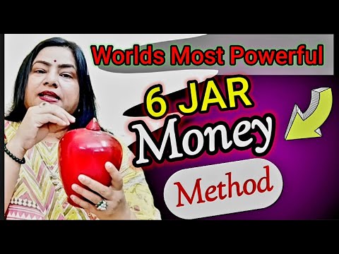 6 Jars Money Saving Method its Amazing 😀😀 .. Give yourself Money saving challenge| #moneytips