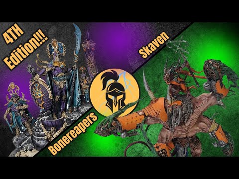 Age of Sigmar FOURTH EDITION! NEW Skaven vs Ossiarch Bonereapers: Warp Lightning and Bone Storms!