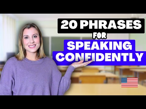 Learn 20 New Phrases for Speaking Confidently