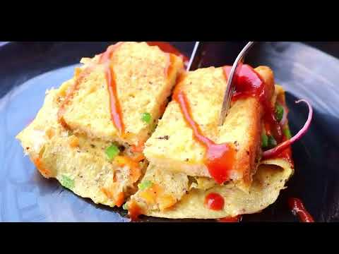 Vegetable Bread Egg Toast  // Veggie Toast  //