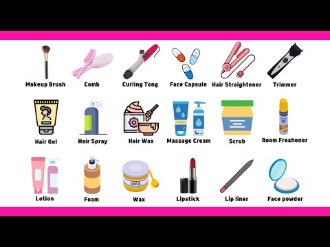 Cosmetics Vocabulary English | Makeup and Cosmetic Vocabulary in English-Cosmetics Words Vocabulary