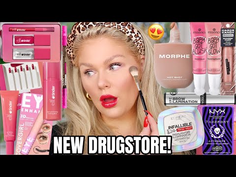 I Tried ALL the VIRAL New *DRUGSTORE* Makeup So You Don't Have To 🤩 *NEW* ELF, NYX, Loreal & more!