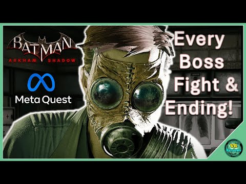 All Batman: Arkham Shadow Boss Fights + Ending! Meta Quest 3/3S Arkham Shadow Boss Walkthrough