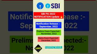 Sbi Po 2022 Notification Update 🔥#sbi #sbipo2022 #sbiclerk2022 #banking #2022 #rbiassistant2022