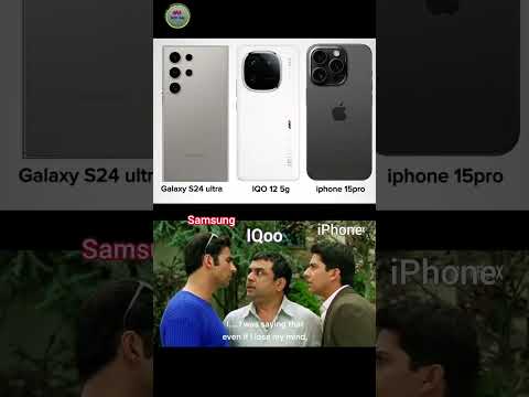 IQoo VS IPHONE VS SAMSUNG || #iphone #techmeme #funny