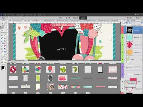 Stronger: Digital Scrapbooking Process Video