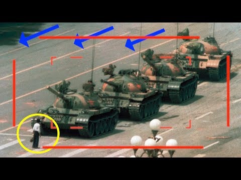 Tank Man (1989) - the Unknown Protester by Jeff Widener