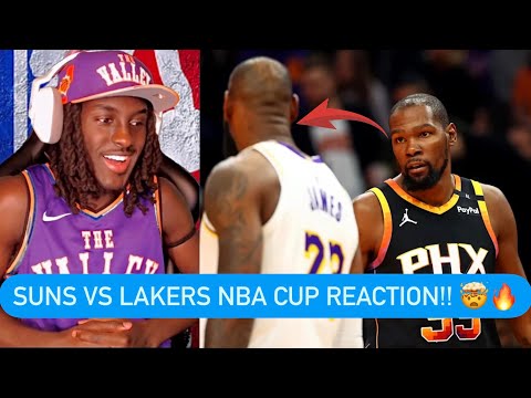 Reaction To Suns Vs Lakers NBA CUP Highlights!!