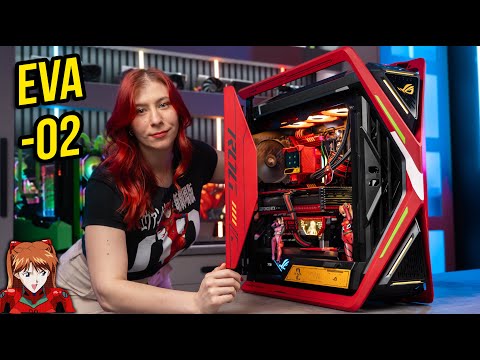 EPIC $7,000 Evangelion PC Build Time Lapse