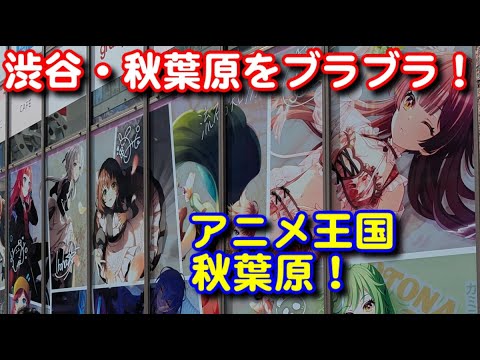 【旅行】渋谷・秋葉原をブラブラ！アキバはアニメ王国だった！