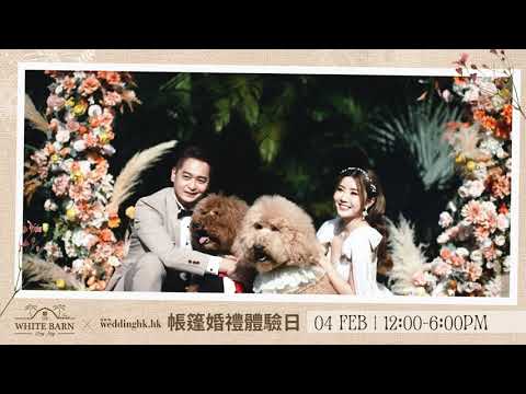 2月4日Tent Wedding帳篷婚禮體驗日｜寵物與新人同行婚禮預演