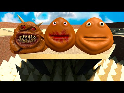 SECRET 😱 SPIKE CREEPY POU VS SONIC TAPES BOU FROM BOU'S REVENGE In Garry's Mod!