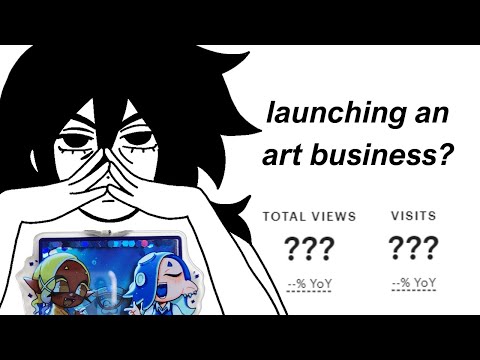 predicting my etsy art shop launch + speedpaint