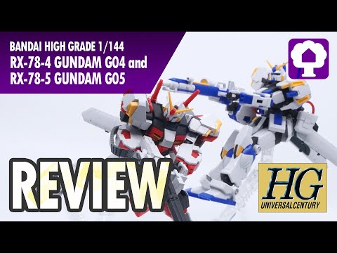 Bandai HGUC 1/144 Gundam G04 and G05 Review - Hobby Clubhouse | 0079 MSV Side Story Gunpla Review