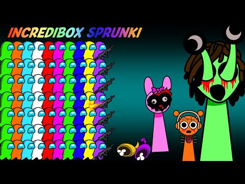 어몽어스 VS 좀비 애니메이션 | Among Us Kills Sprunki Fiday Night Characters | Among Us Animation