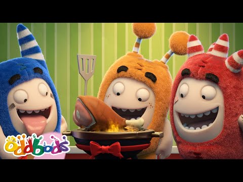 Christmas Dinner Disaster | Oddbods Full Episode | Funny Cartoons for Kids