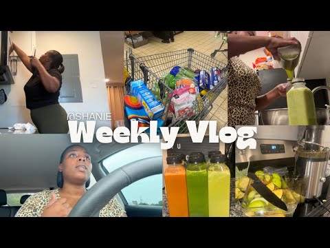 WEEKLY VLOG: SAMS CLUB & ALDI SHOPPING || JUICING RECIPE || MY TESTIMONY @Shanie