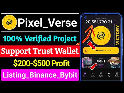 👉সেরা ফ্রি ইনকাম প্রজেক্ট 🥰 New Telegram Bot Mining । pixelversexyzbot । PixelVerse Mining Project