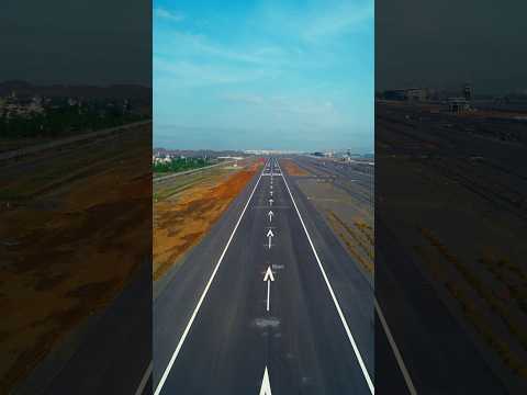 First Landing of IAF C-295 At Navi Mumbai International AirPort  #droneman #navimumbaiairport