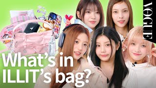 [ENG SUB] What’s in ILLIT’s bags? (Fire Noodles, Hello Kitty, Keyrings, Glasses, Beanies)