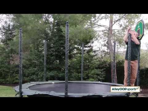 Safety Enclosure Installation (Part 1)- JumpSport & AlleyOOP Sports Trampolines