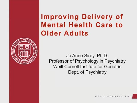 Improving Delivery of Mental Health Care to Older Adults