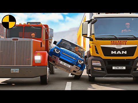 Dangerous Driving and Car Crashes #2 😱 BeamNG.Drive