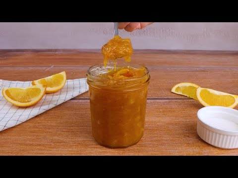 ORANGE JAM WITH PEELS: you only need 3 ingredients to make it SUPER DELICIOUS! 🍊