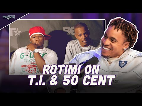 Power Actor Rotimi plays a game of  RAP STARS 'T.I or 50 Cent' with Thanasis Antetokounmpo