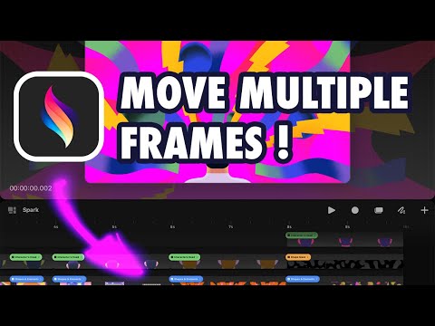 Move Multiple Frames in Procreate Dreams - Tutorial